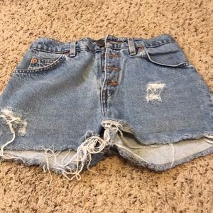 Levi’s denim shorts